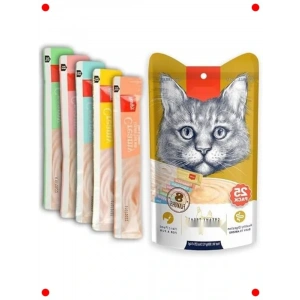 Karışık Lezzet Sıvı Kedi Ödülü 25x14 gr