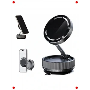 Katlanabilir 360°  Vakumlu Araç Telefon Tutucu