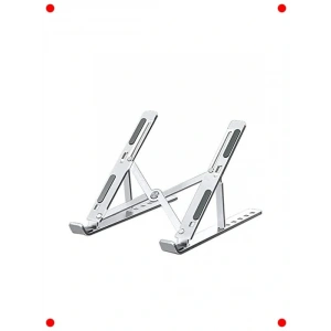 Katlanabilir Ergonomik Laptop Standı - Gümüş