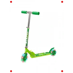 Katlanabilir Işıklı Dinozor Desenli Scooter