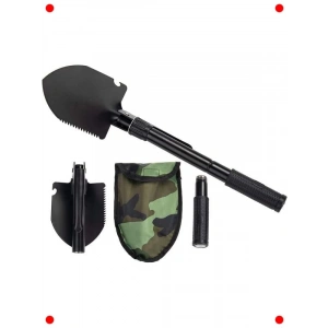 Katlanabilir Kamp Küreği ve Pusula Seti