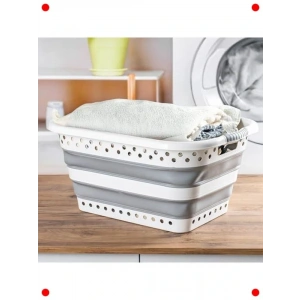 Katlanabilir Mega Boy Çamaşır Sepeti 41 L Hacimli