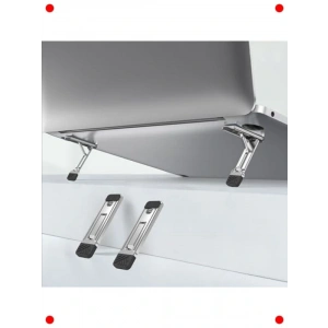 Katlanabilir Metal Laptop & Telefon Standı - Ergonomik Destek