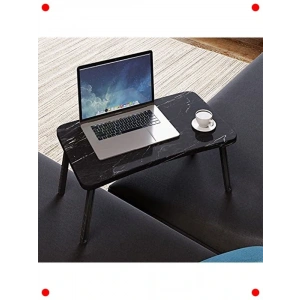 Katlanabilir Siyah Laptop & Kahvaltı Sehpası