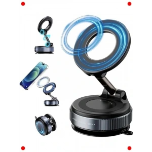 Katlanabilir Vakumlu  Araç Telefon Tutucu