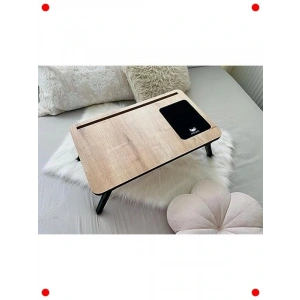 Katlanır Ayaklı top Sehpası Tablet Telefon Bölmeli