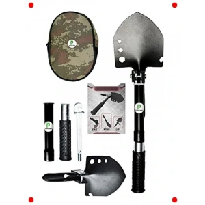 Katlanır Çok Fonksiyonlu Kamp Küreği Seti