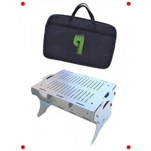 Katlanır Paslanmaz Çelik Mangal ve Ateş Çukuru