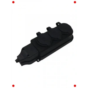 Kauçuk Kapaklı Kablosuz Monofaze Priz 220V