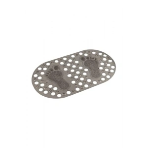 Kaydırmaz Vantuzlu Banyo Paspası, Ayak Desenli