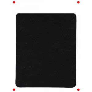 Kaymaz Tabanlı Optik Mouse Pad - Kum Desen (Siyah)