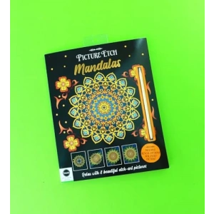Kazıma Teknikleri İçin 8 Adet Mandala Panel Seti