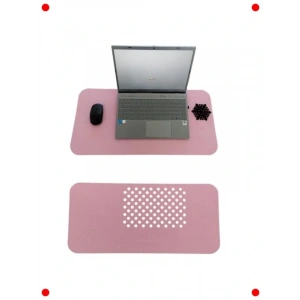 Keçe Masa Matı & Düzenleyici - Açık Pembe (70x32cm)