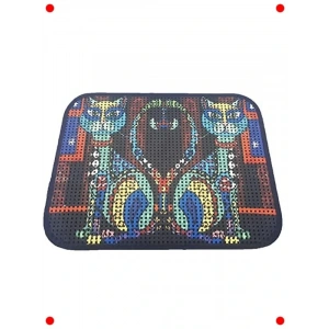 Kedi Tuvalet Önü Elekli Paspas 60x45 cm (Renkli)