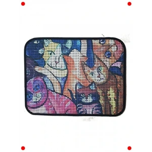Kedi Tuvalet Önü Elekli Paspas 60x45 cm (Surat)