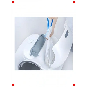 Kedi Tuvaleti İçin Büzgülü Çöp Poşeti - 3x15 Adet Set