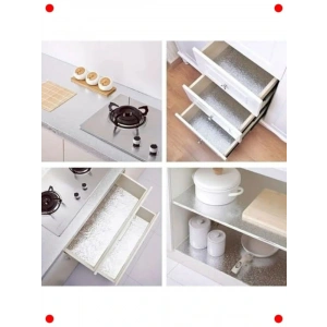 Kendinden Yapışkanlı Gümüş Folyo Duvar Kağıdı - 2mx60cm