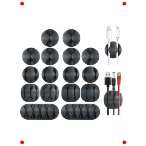 Kendinden Yapışkanlı Kablo Tutucu Klips 16 Adet