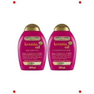 Keratin Yağlı Kırılma Karşıtı Sülfatsız Şampuan & Krem Seti