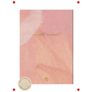 Keten Ciltli Süresiz Planlayıcı Defter, Pembe, 17x24