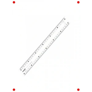 Kırılmaz Şeffaf Cetvel - 30 cm