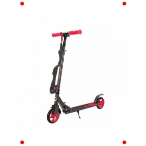 Kırmızı Esnek 2 Tekerlekli Çocuk Scooterı