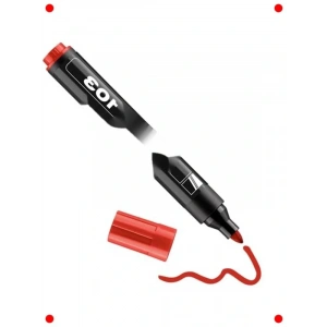 Kırmızı İnce Uçlu Permanent Markör Kalem