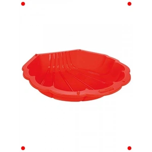 Kırmızı İstiridye Tasarımlı Kum ve Su Havuzu