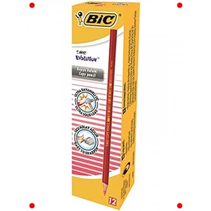 Kırmızı Kopya Kalem Seti, 12 Adet, Dayanıklı