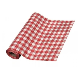 Kırmızı Kullan At Kağıt Masa Örtüsü - 24 Metre