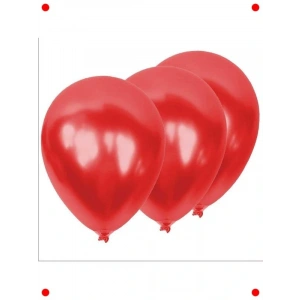 Kırmızı Metalik Parlak Parti Balonu