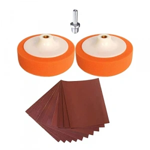 Kırmızı Pasta Cila Süngeri Seti 150mm 13 Parça Kaliteli