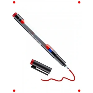 Kırmızı Permanent Asetat Kalemi - Yuvarlak Uç 1 mm