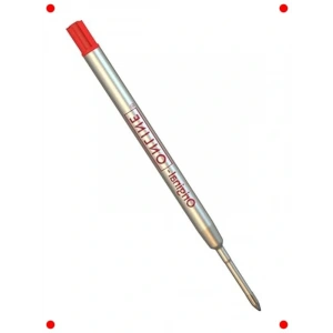 Kırmızı Renk Kalem Yedeği - Orta Uç