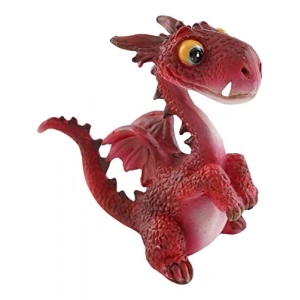 Kırmızı Renkli Ejderha Heykeli, Mini Teraryum