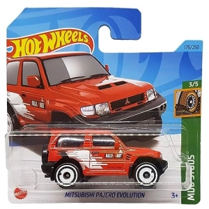 Kırmızı Renkli Mitsubishi Bajero Evolution Araç Modeli, Kısa Kart ile