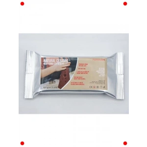 Kırmızı Terra/Cotta Seramik Kil Hamuru 500 gr - Fırınsız