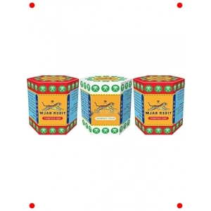 Kırmızı ve Beyaz Masaj Balsamı 21g (3lü Paket)