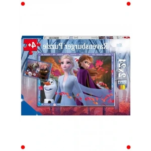 Kış Prensesleri Temalı 2x24 Parça Çocuk Puzzle Seti