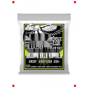 Kısa Ölçek Düz Sargılı Bas Telleri 45-105