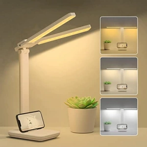 Kısılabilir LED Masa Lambası, 3 Renk Sıcaklığı ve USB Portu