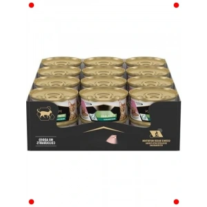 Kısır Kedi Somonlu Ton Balıklı Yaş Mama 24x85g