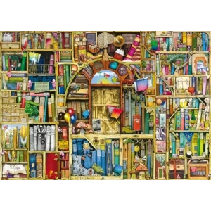 Kitapçı Temalı 1000 Parçalı Puzzle, Eğlenceli Oyun