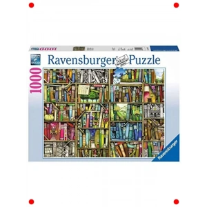 Kitaplık Temalı 1000 Parçalı Yetişkin Yapbozu