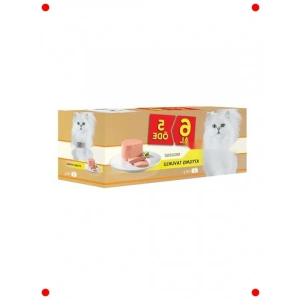 Kıyılmış Tavuklu Yetişkin Kedi Konserve 6x85 gr