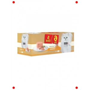 Kıymalı Hindi Kedi Konservesi (6x85gr) - 5 Öde 6 Al