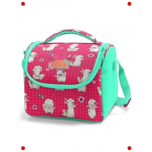 Kız Çocuk Termal Beslenme Çantası (Lama Desenli)