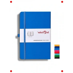 Klasik Çizgili Defter, Tarihsiz, Mavi, 13x21 cm