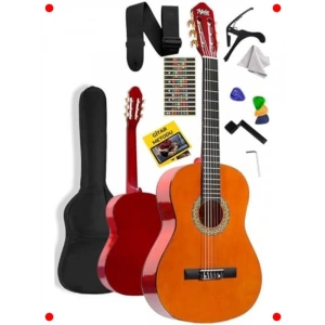 Klasik Gitar Seti (4/4): Ayarlanabilir Saplı & Doğal