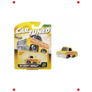 Klasik Sarı Lowrider Model Araba (1964)